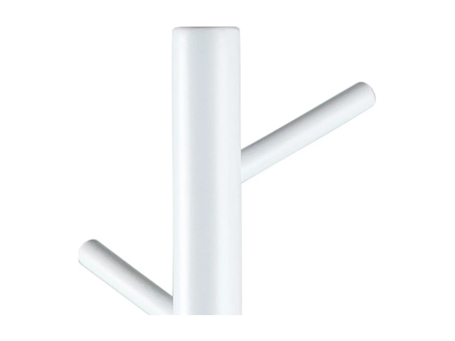 Hooky - Porte-manteaux en bois H176cm - Blanc