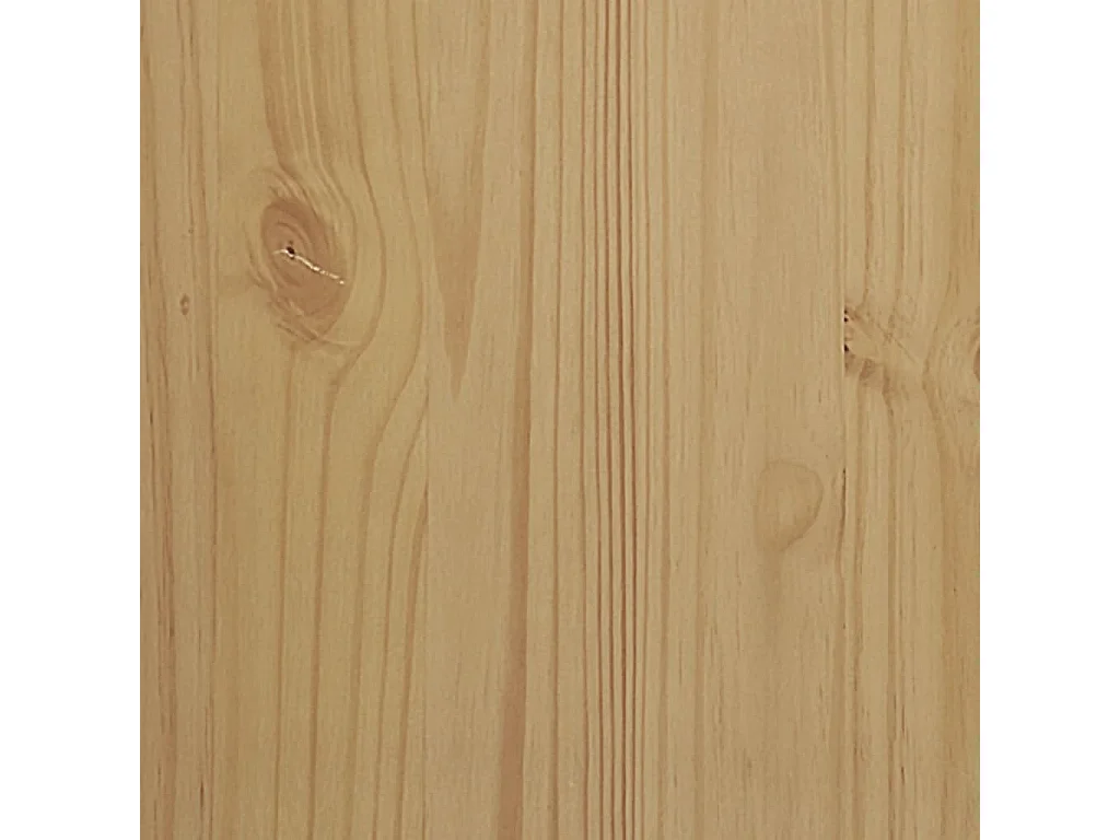 Lampentisch FLORO Wachsbraun 55x55x54 cm Massivholz Kiefer