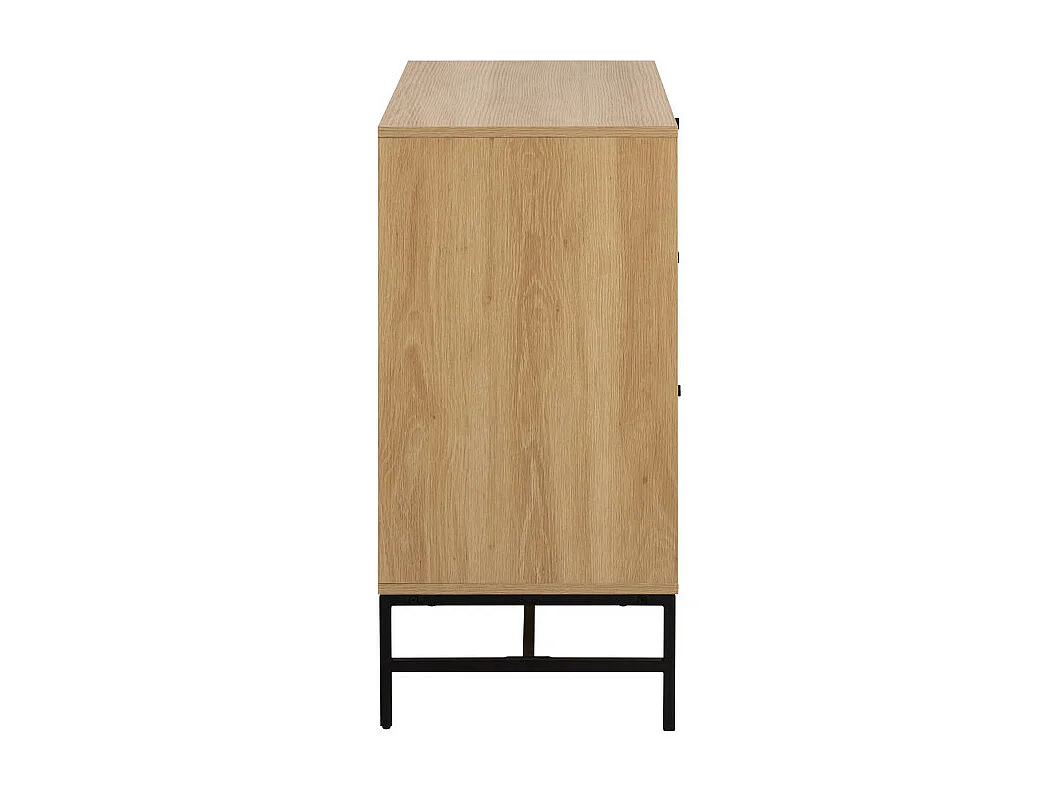 Storo - Commode 3 tiroirs en bois L80,6cm - Bois clair