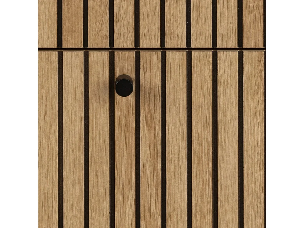 Storo - Commode 3 tiroirs en bois L80,6cm - Bois clair