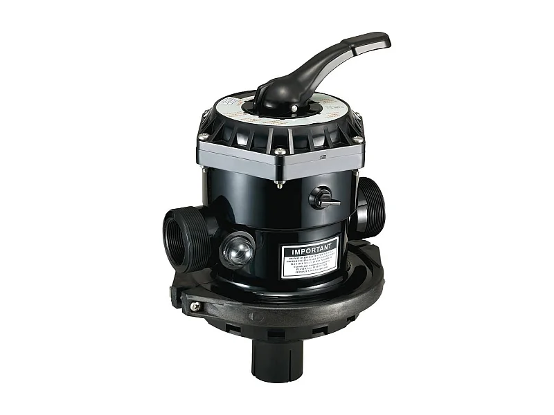 Válvula de 6 vias - Dimensões 0,38 x 0,205 x 0,22 m - Peso 3 kg - Cor Preto