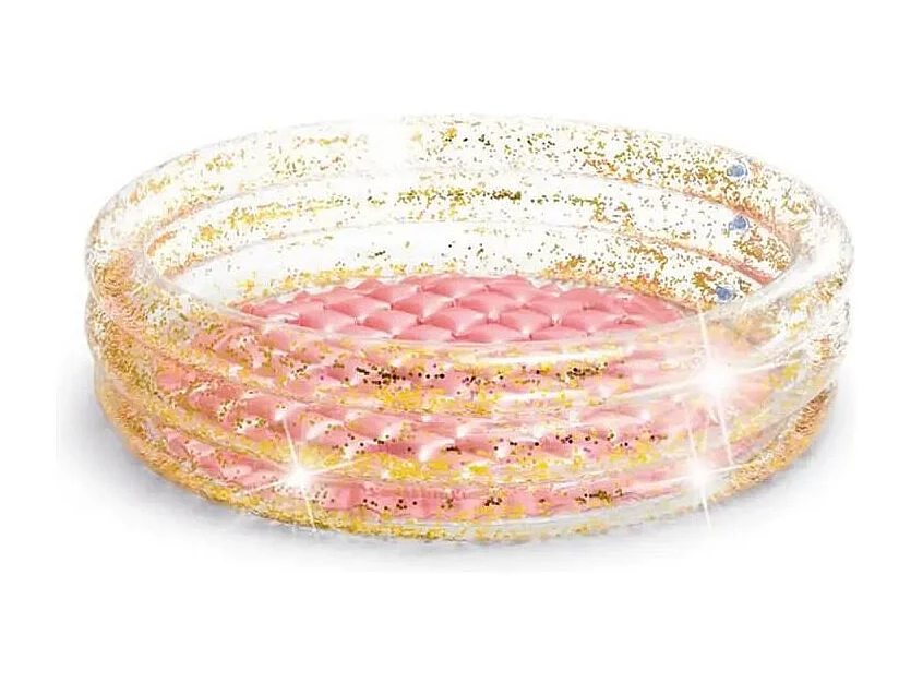 Piscine Gonflable pour Enfant "Glitter" 79cm Rose