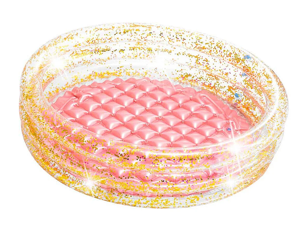 Piscine Gonflable pour Enfant "Glitter" 79cm Rose