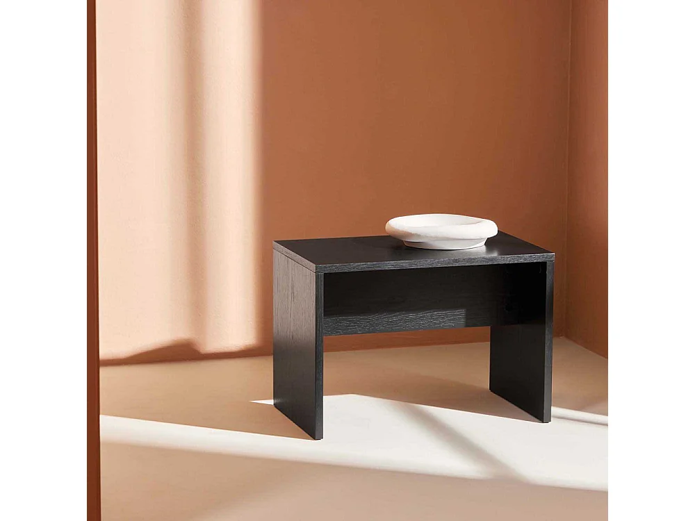 Table d'Appoint "Juni" 58cm Noir
