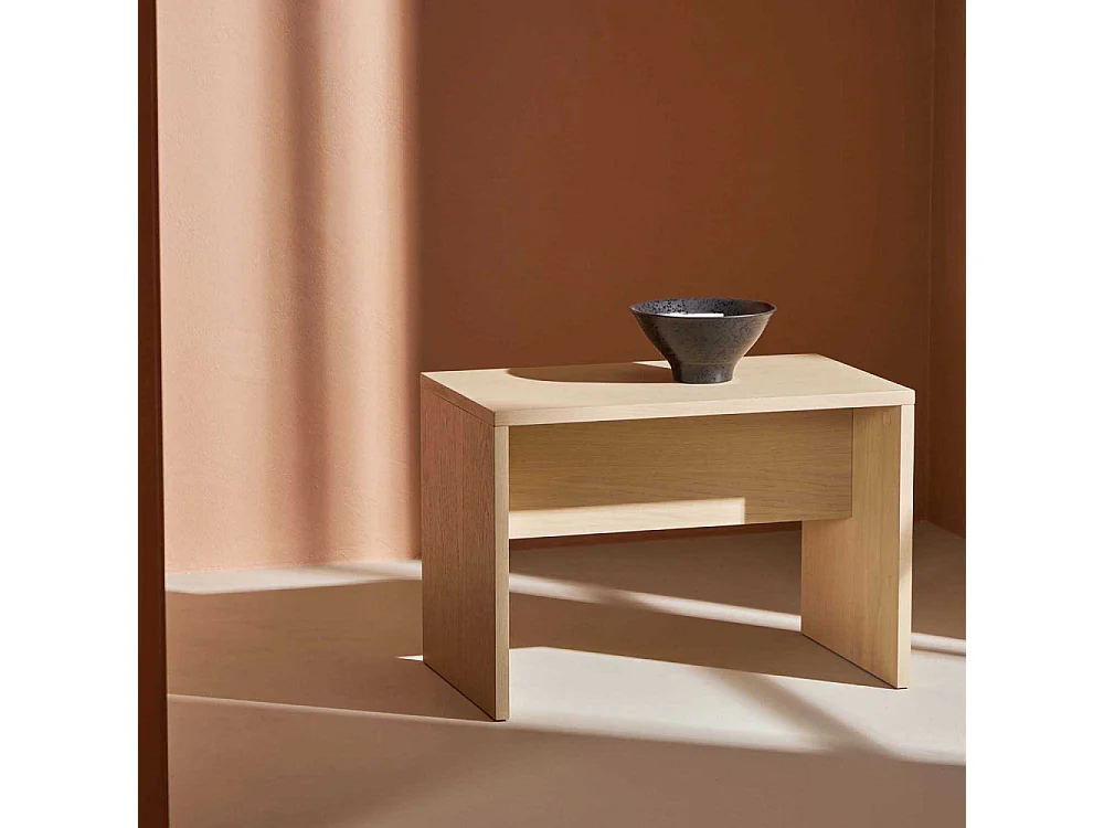 Table d'Appoint "Juni" 58cm Beige