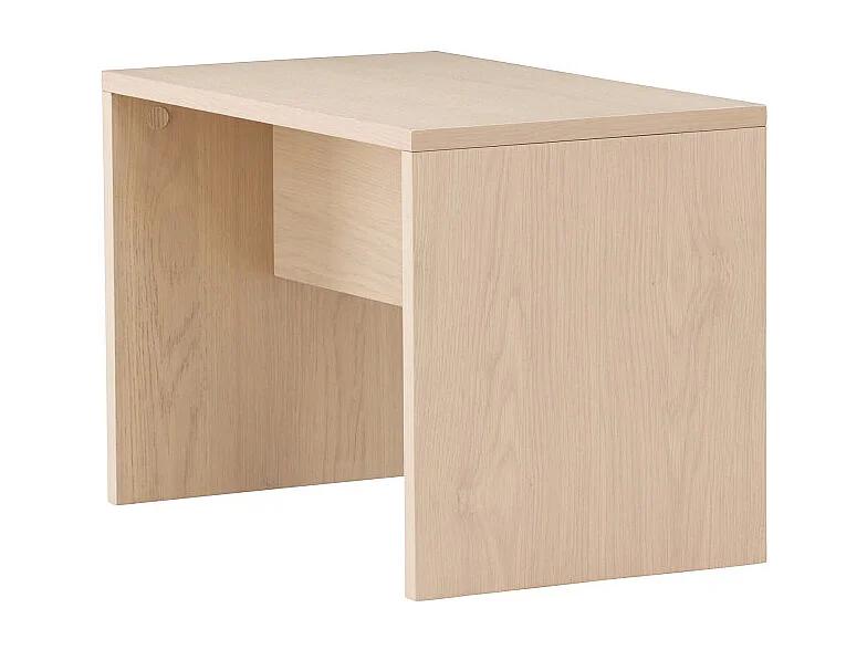 Tavolino d'appoggio modulare Juni Bianco Scandinavo 2 Piedi