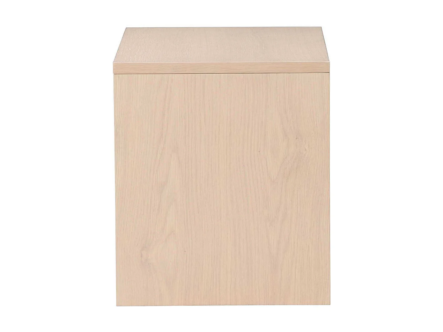 Tavolino d'appoggio modulare Juni Bianco Scandinavo 2 Piedi