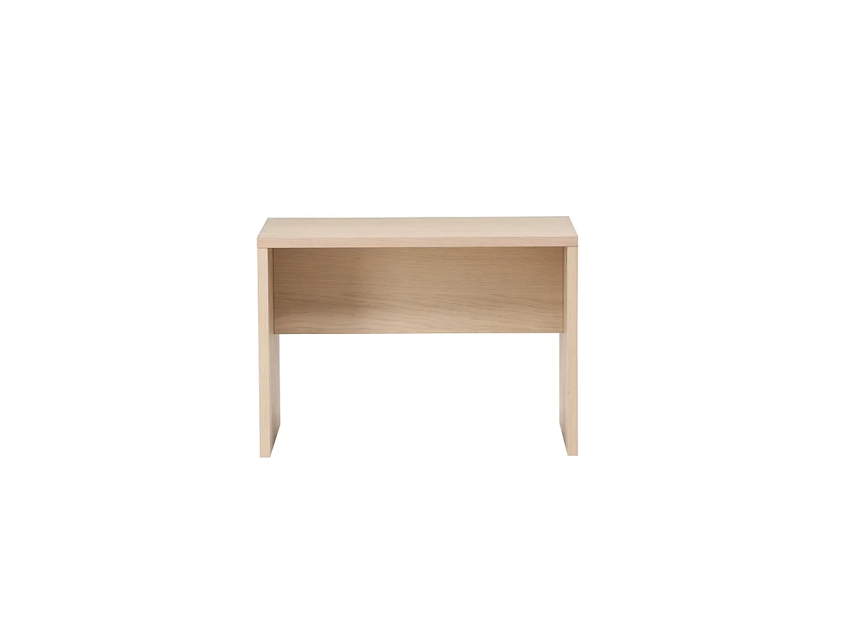 Tavolino d'appoggio modulare Juni Bianco Scandinavo 2 Piedi
