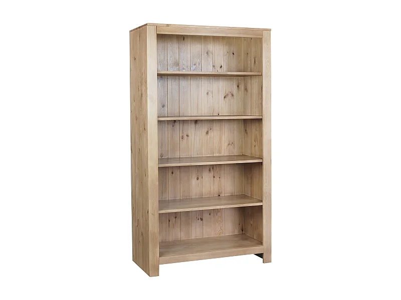 Regał drewniany 200 x 110 z półkami Madison, kolor dębowy