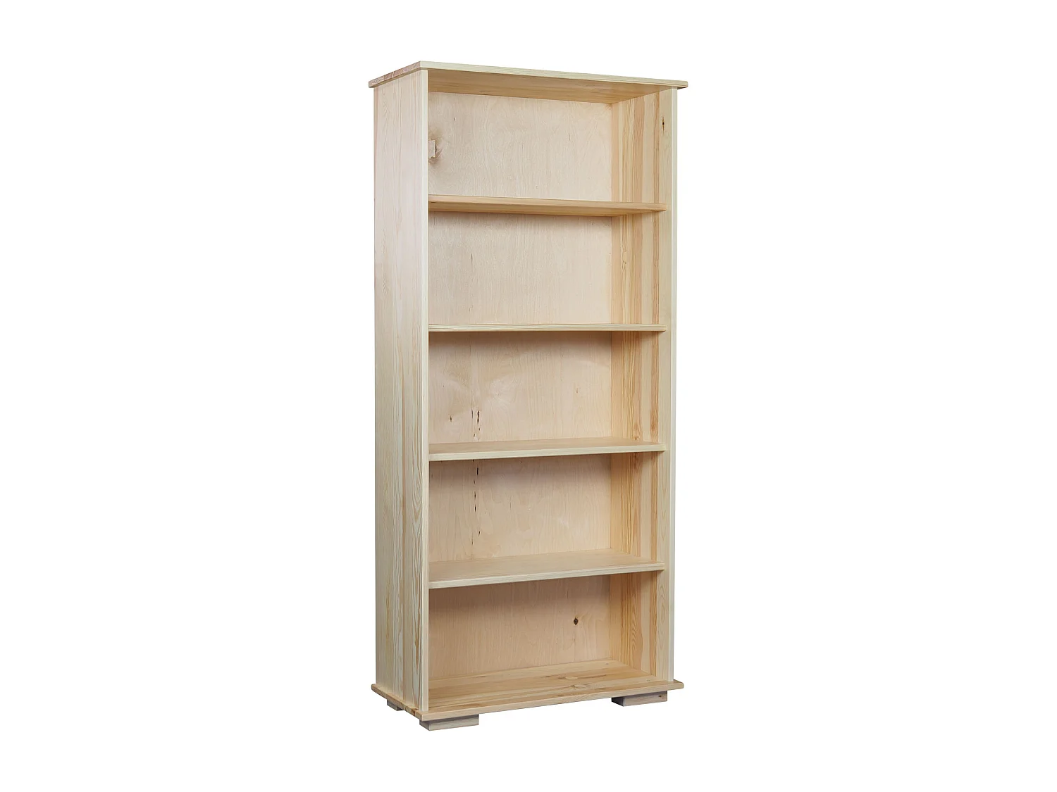 Bibliothèque en bois 177x82 cm Modern II avec étagères, couleur pin