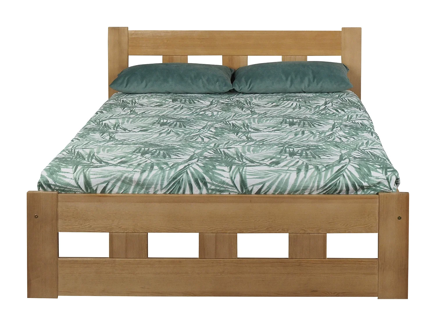 Bond 140x200 houten bed, eikenkleur