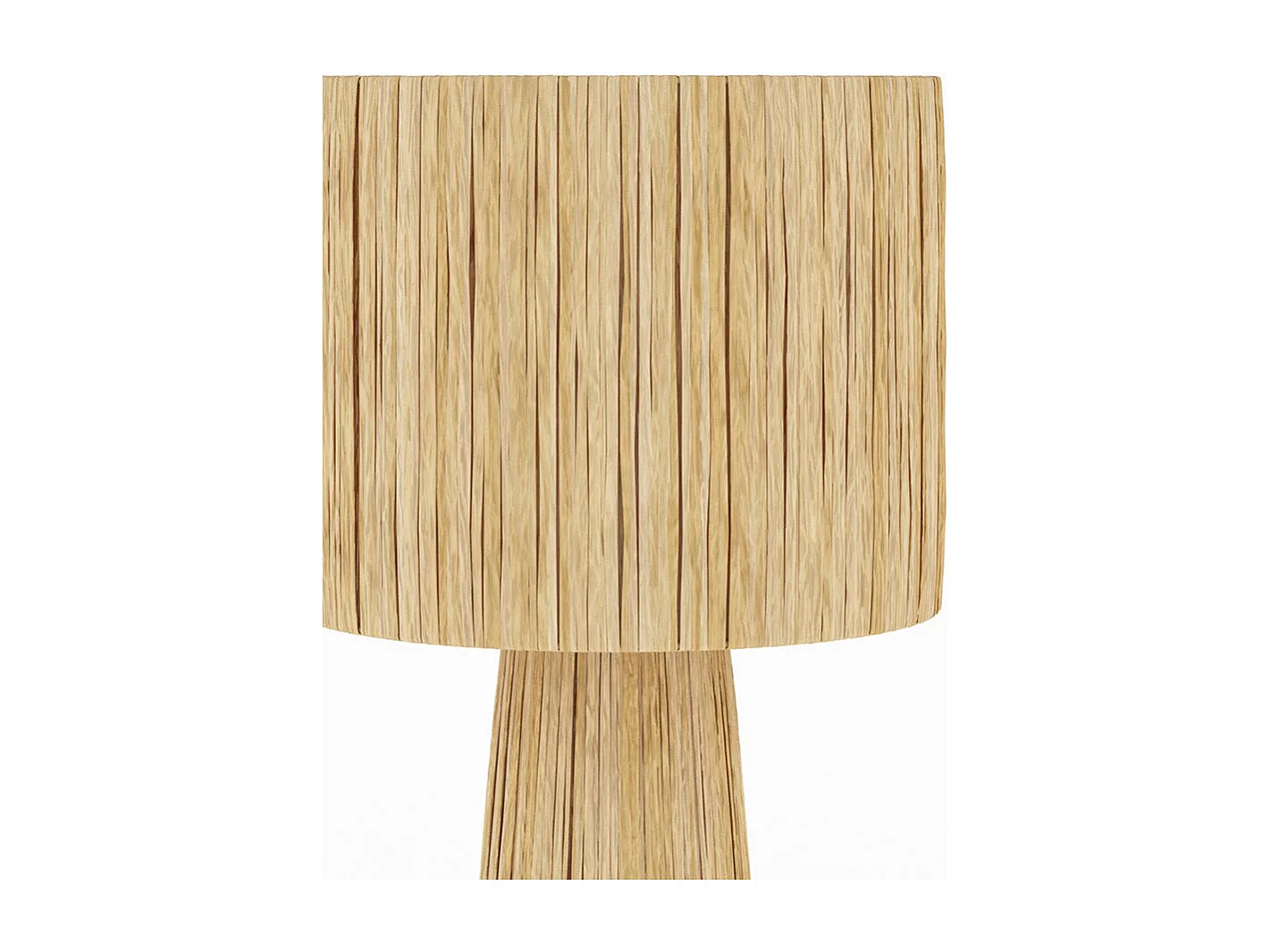 Grande lampe en feuille de palmier - Soléa