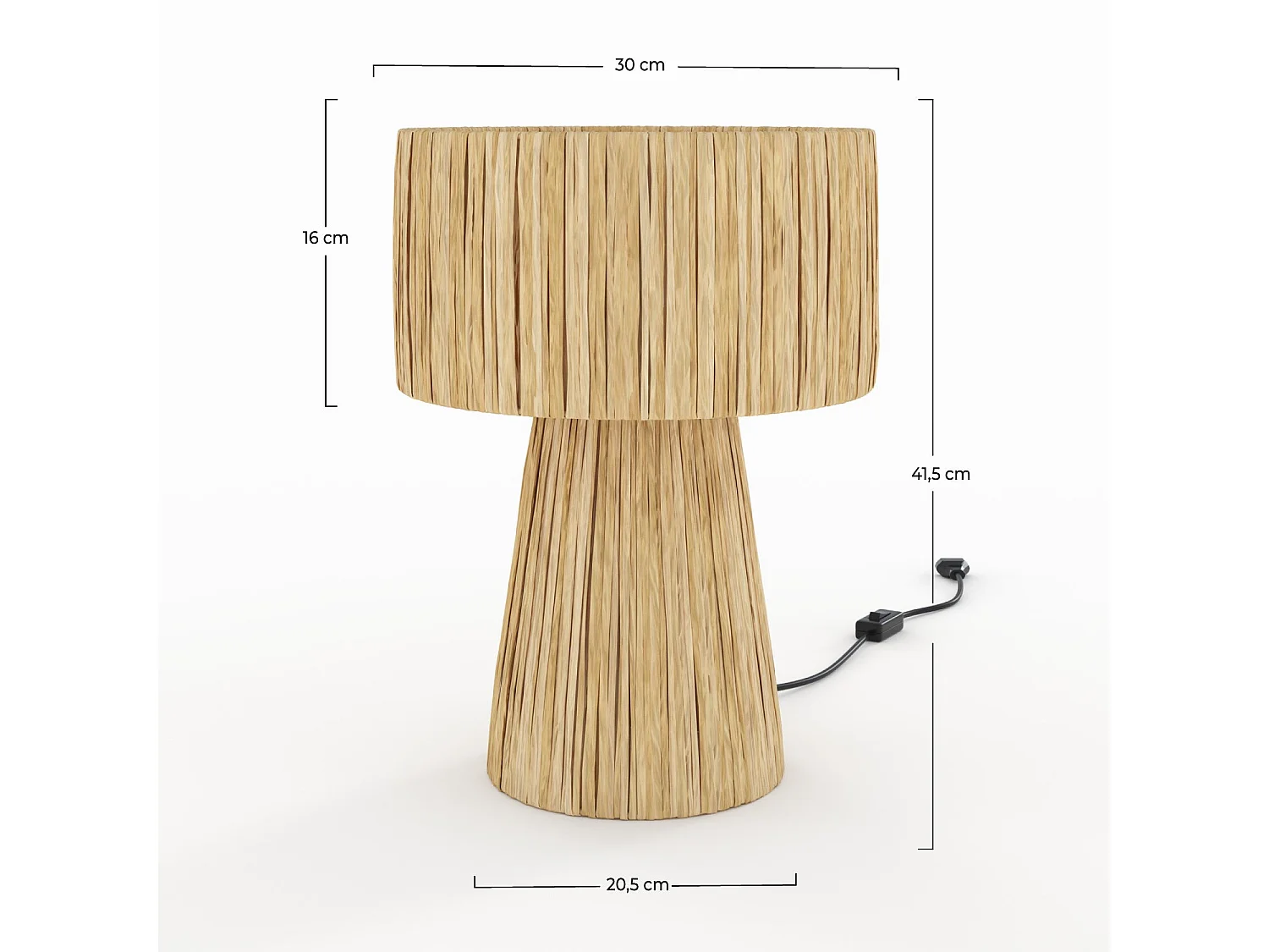 Lámpara de hoja de palma - Soléa