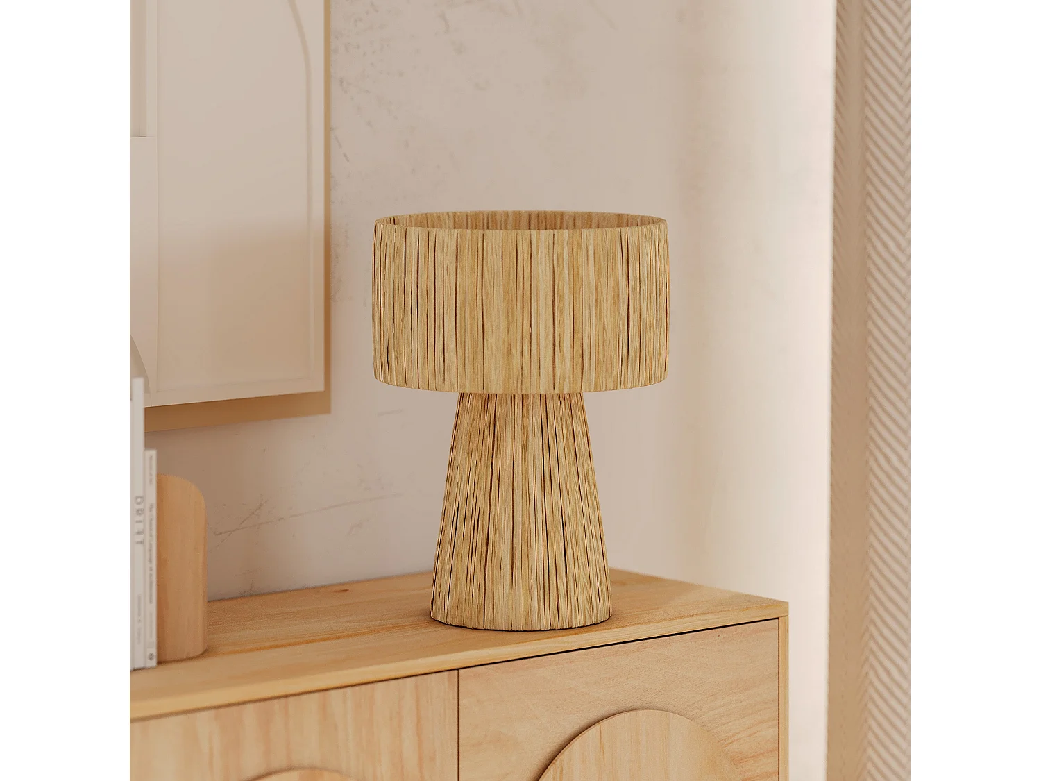 Lampe en feuille de palmier - Soléa