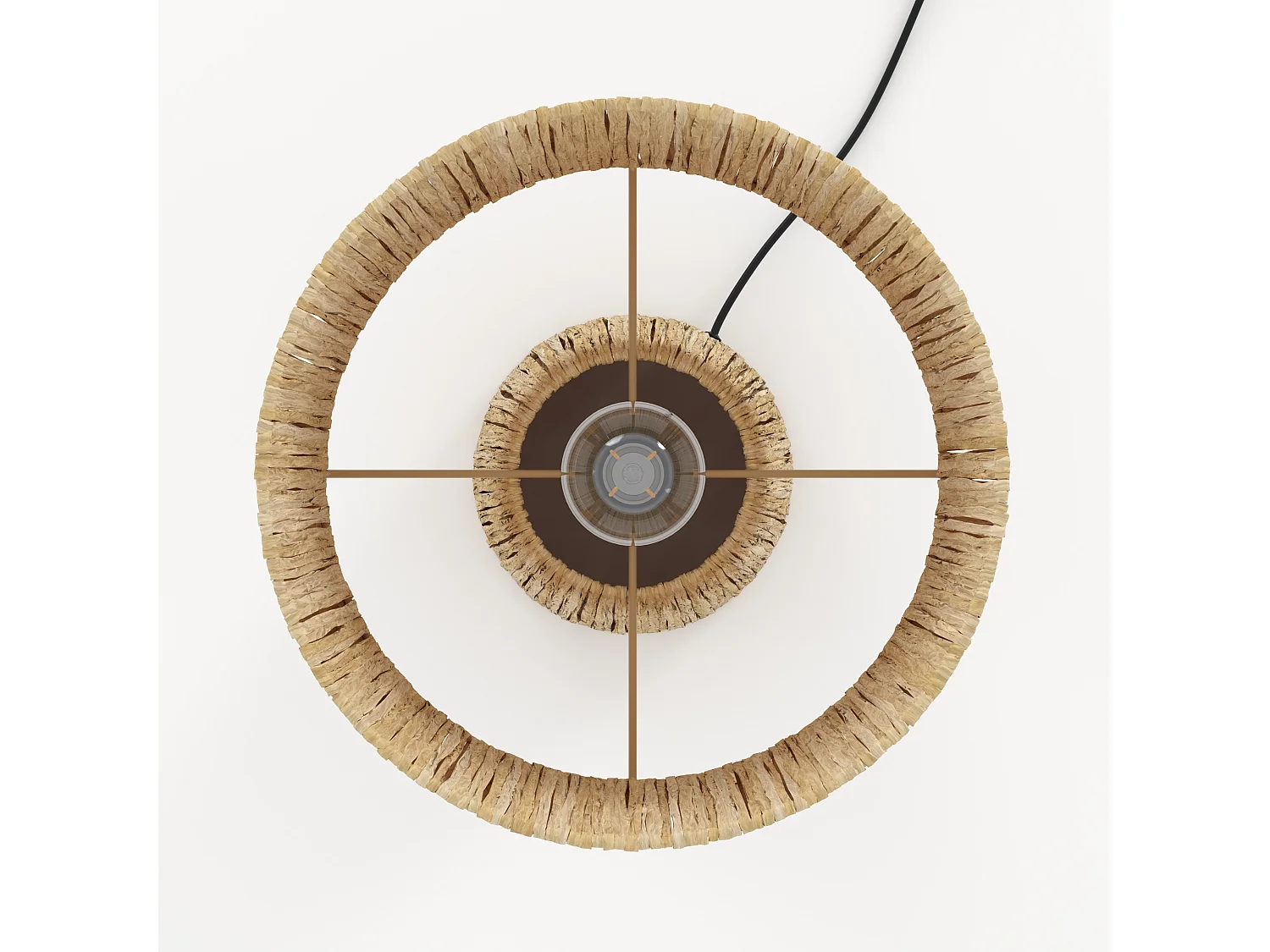 Lampe en feuille de palmier - Soléa