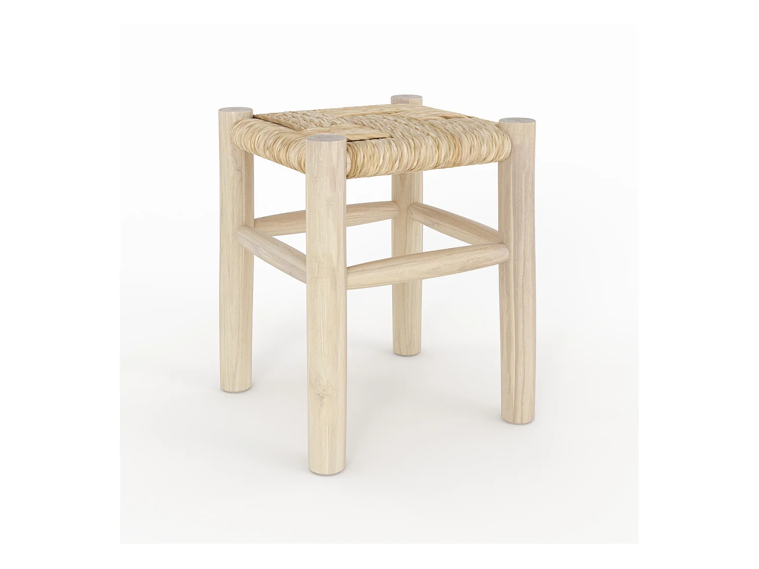 Sgabello in legno di teak H35,5 cm - Popa