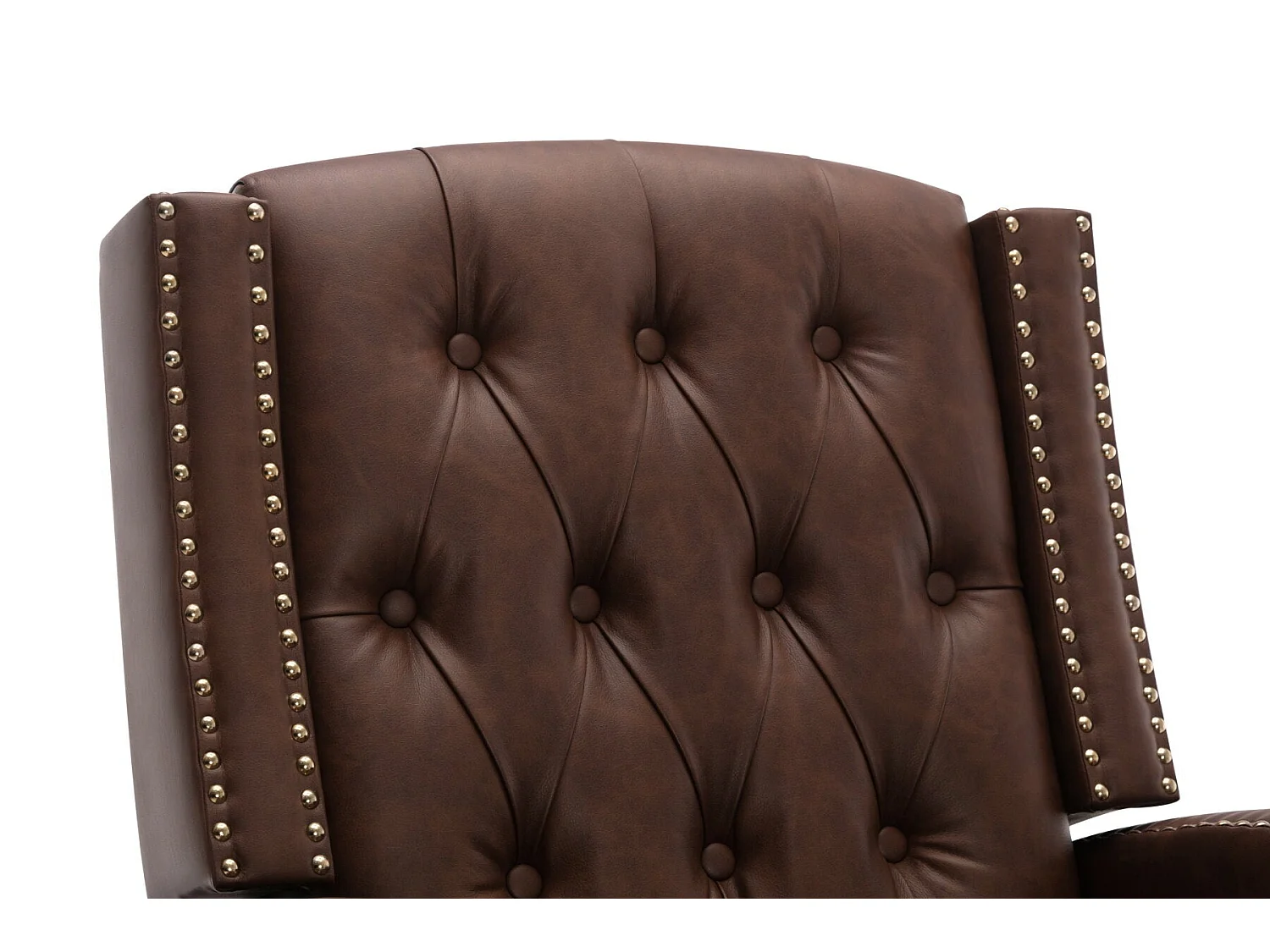 Sillón reclinable Adamen con soporte lumbar - Estructura de metal resistente para sala de estar, dormitorio u oficina, comodidad ergonómica ajustable