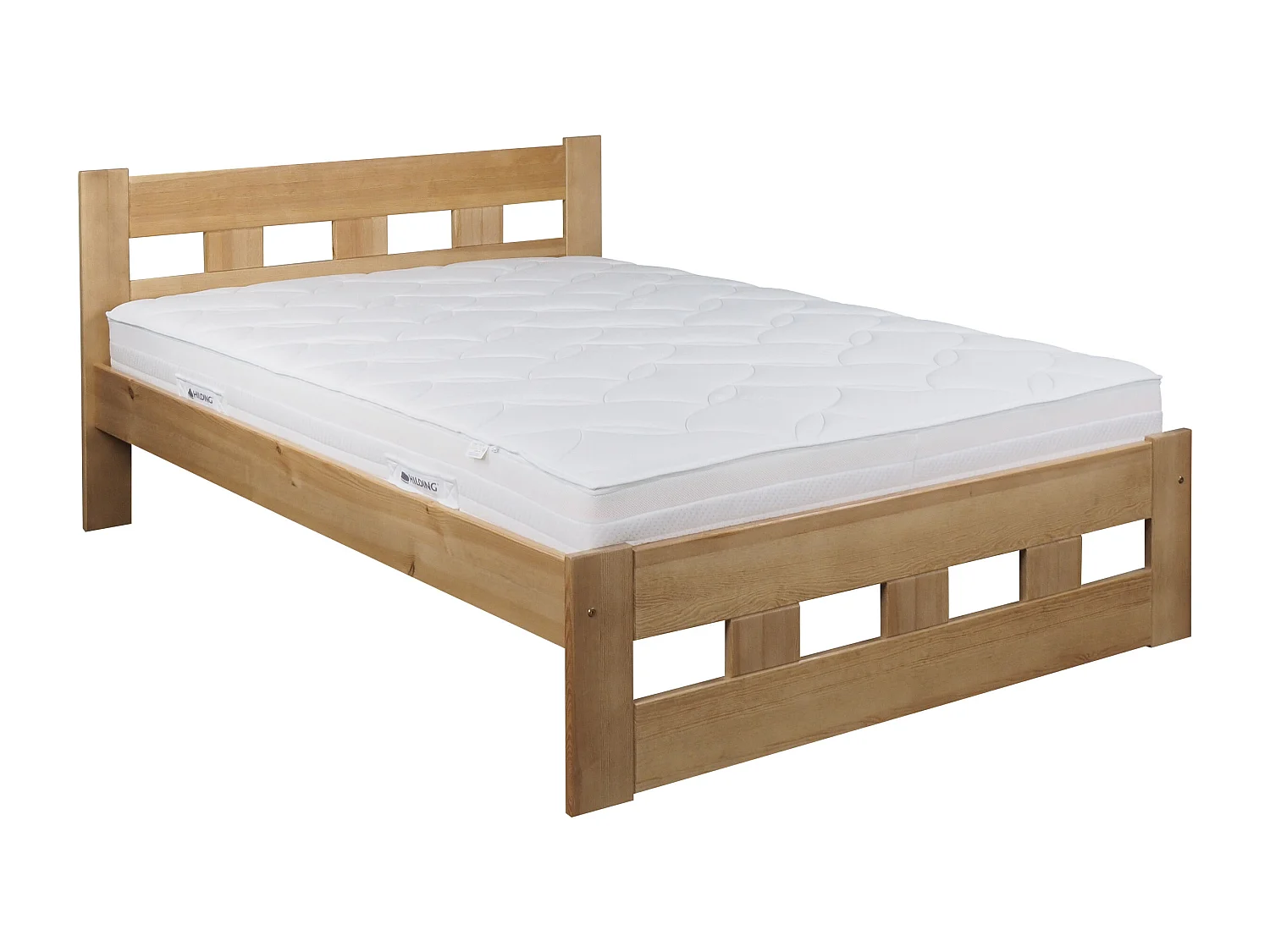 Bond 160x200 houten bed, eikenkleur