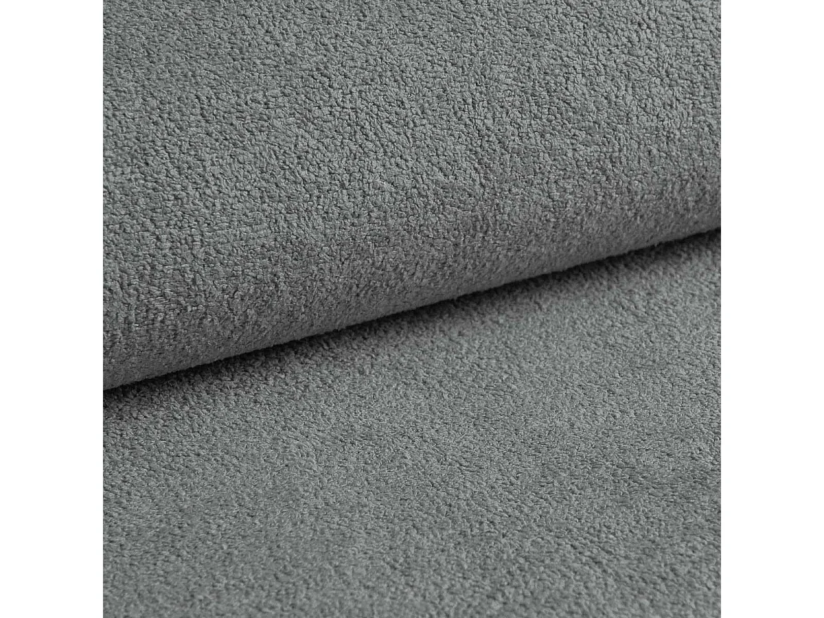 AX LIVING Ablia Sofa L Form mit Schlaffunktion Hellgrau 267 cm breit L