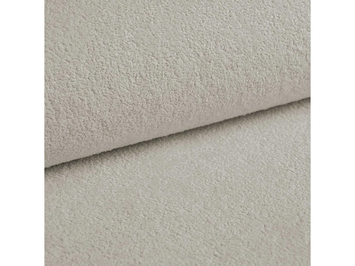 AX LIVING Ablia Sofa L Form mit Schlaffunktion Creme Ecksofa 267 cm R