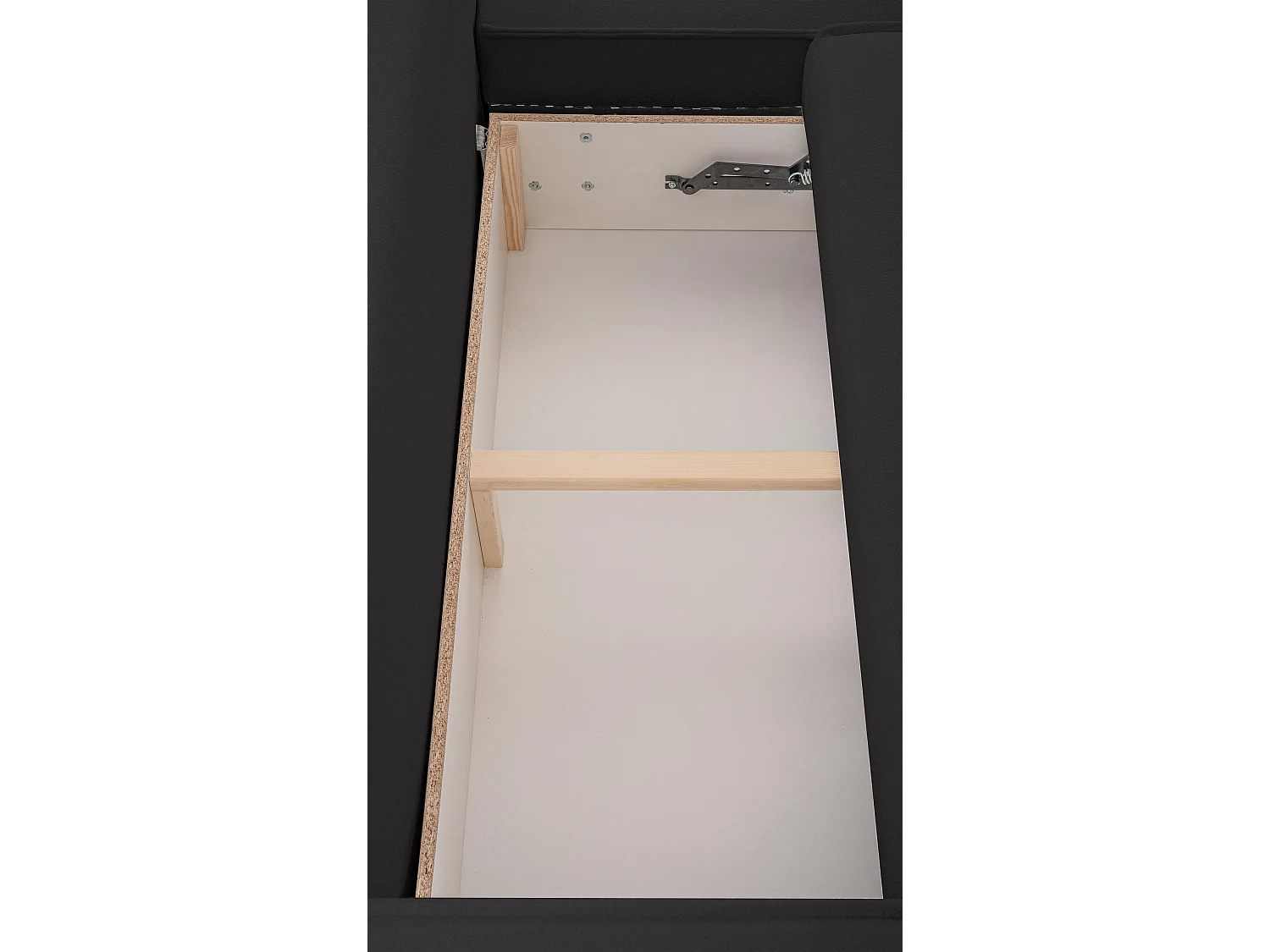 AX LIVING Canapé en U avec fonction lit Ablia 364 cm noir