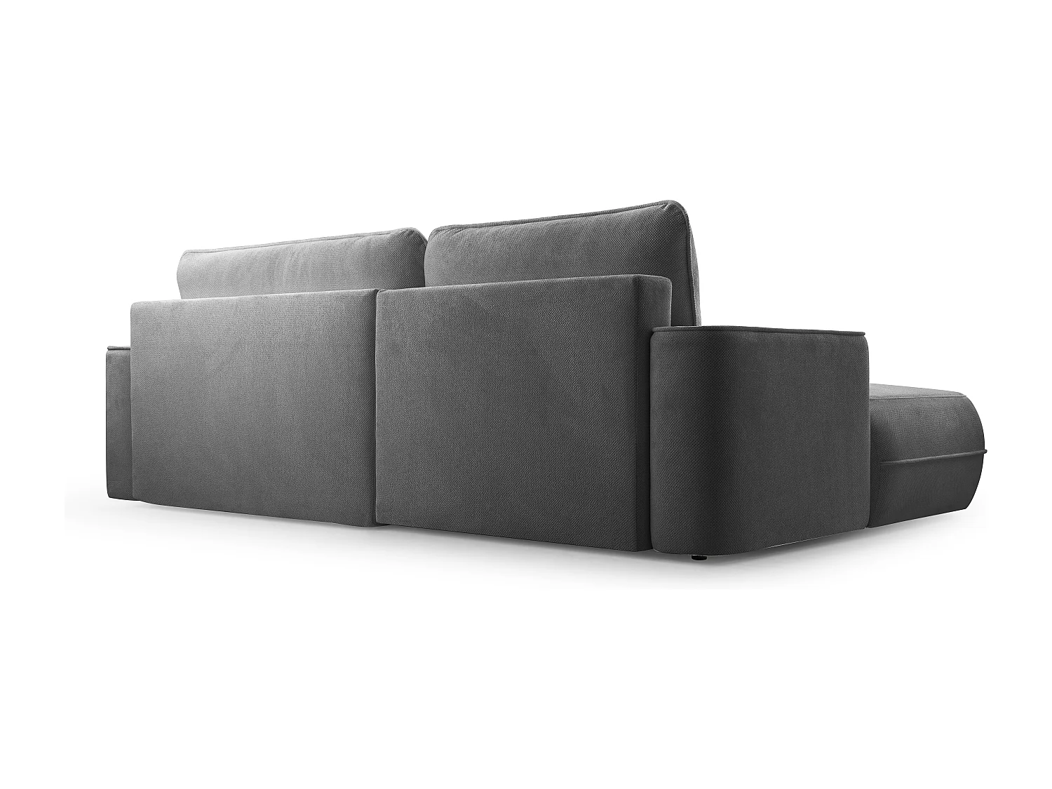 AX LIVING Hellgrau Ecksofa mit Schlaffunktion Peoni 267 cm modern L