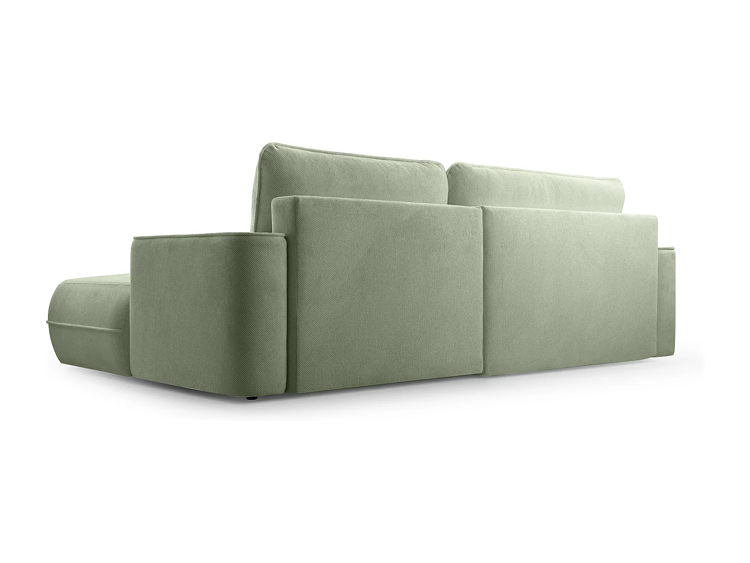AX LIVING Ecksofa mit Schlaffunktion Peoni 267 cm salbeigrüner Stil R