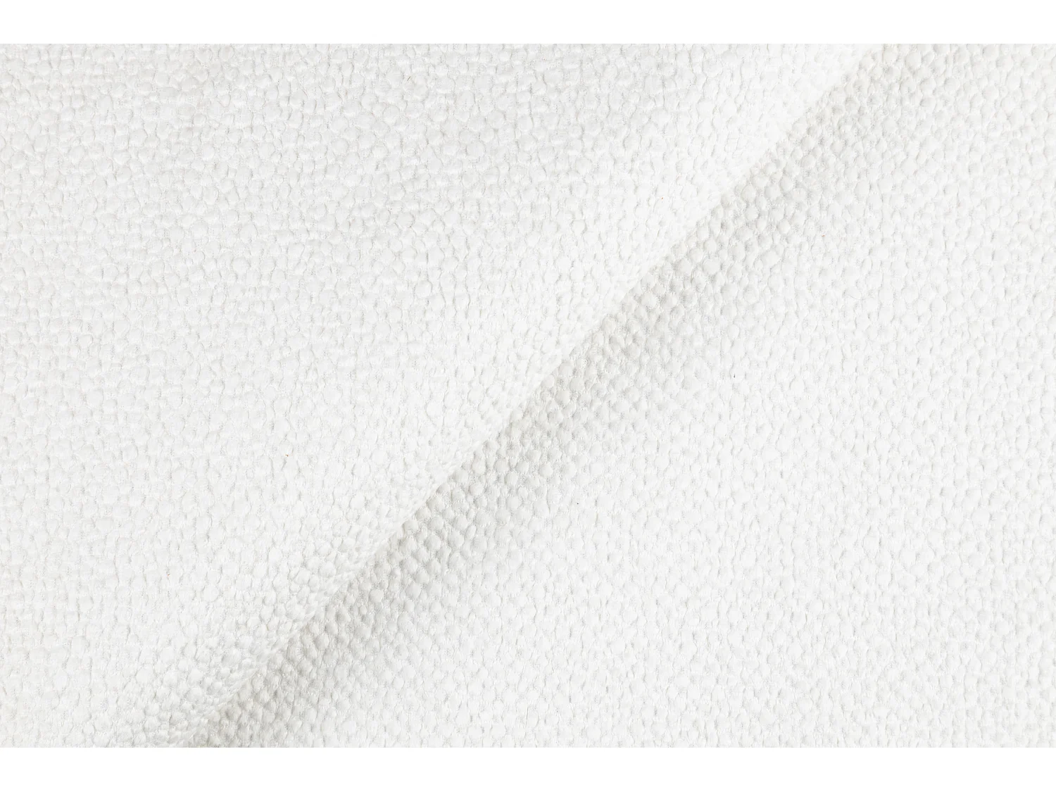 AX LIVING Canapé d’angle avec fonction lit Peoni 267 cm blanc D