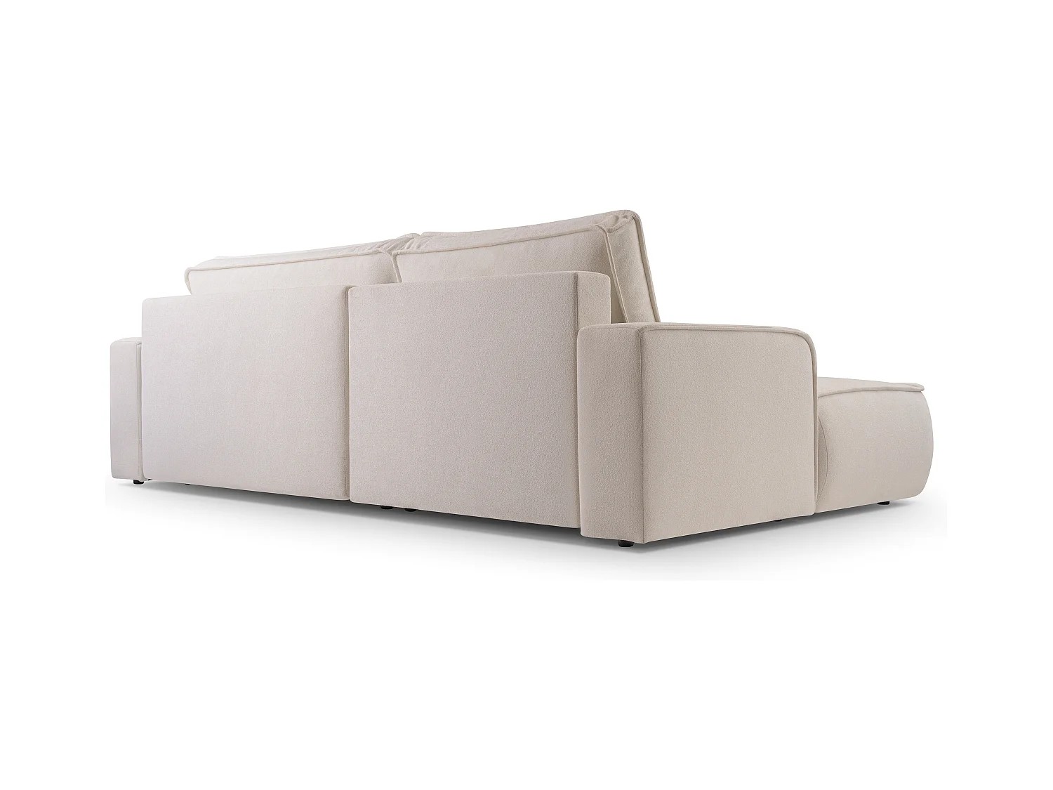 AX LIVING Hoekbank met slaapfunctie Ablia crème Hoekbank links 267 cm