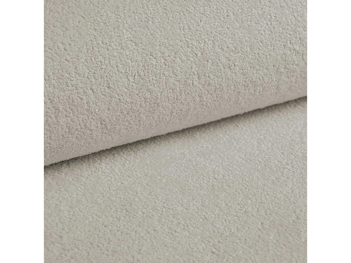 AX LIVING Ablia Sofa L Form mit Schlaffunktion Creme Ecksofa 267 cm L