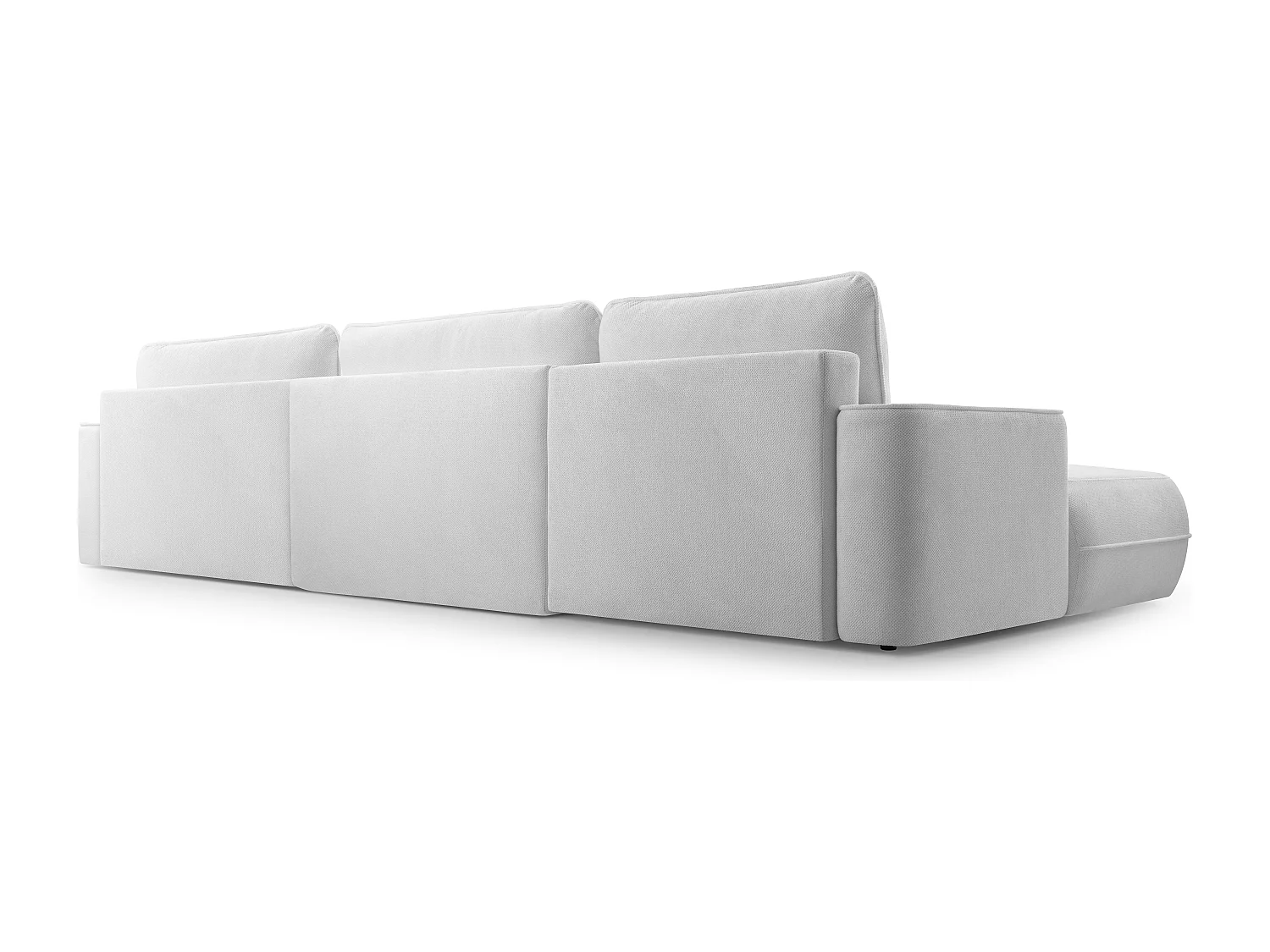 AX LIVING Canapé en U avec fonction lit Peoni 364 vert sauge élégant