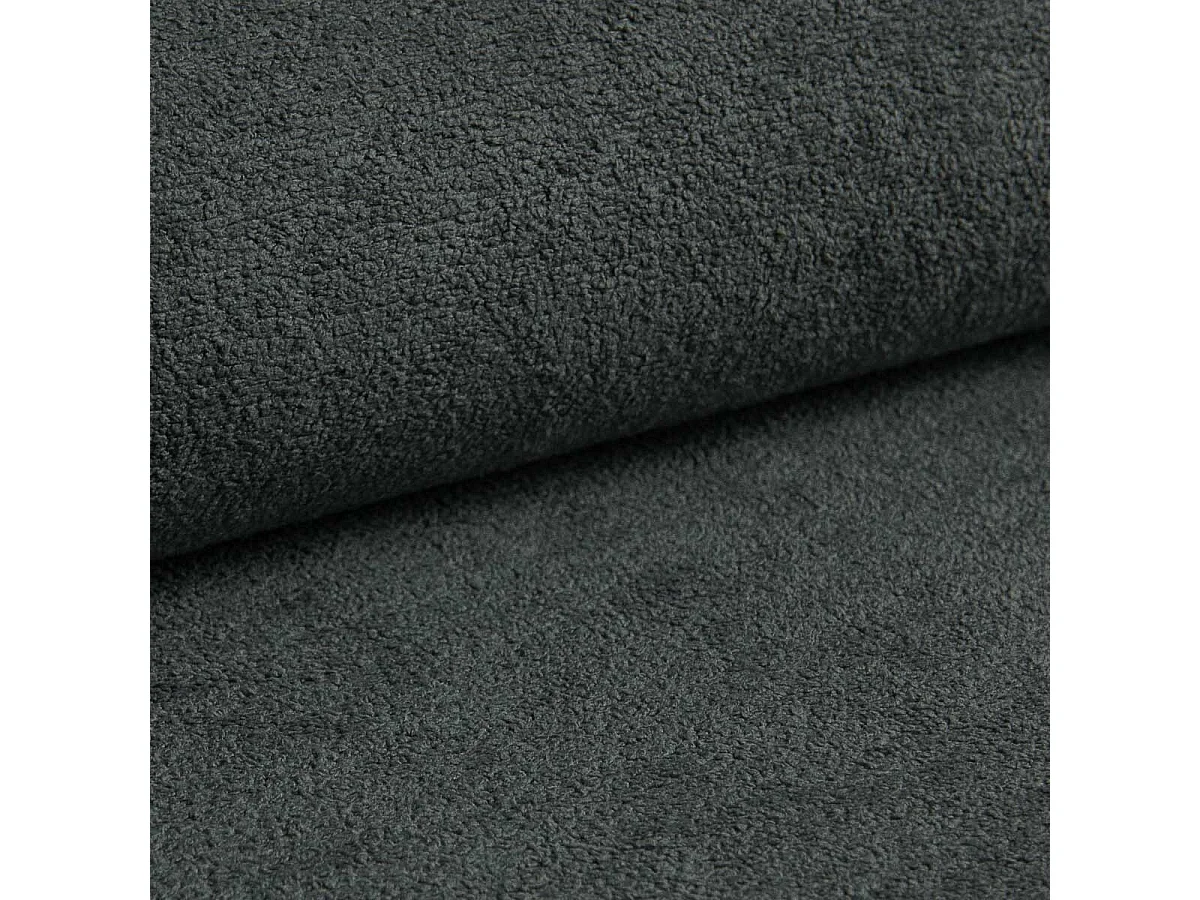 AX LIVING Canapé en L avec fonction lit Ablia 267 cm gris foncé G