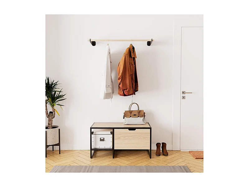 WILKO Eingangsmöbel-Set Bank + Bar