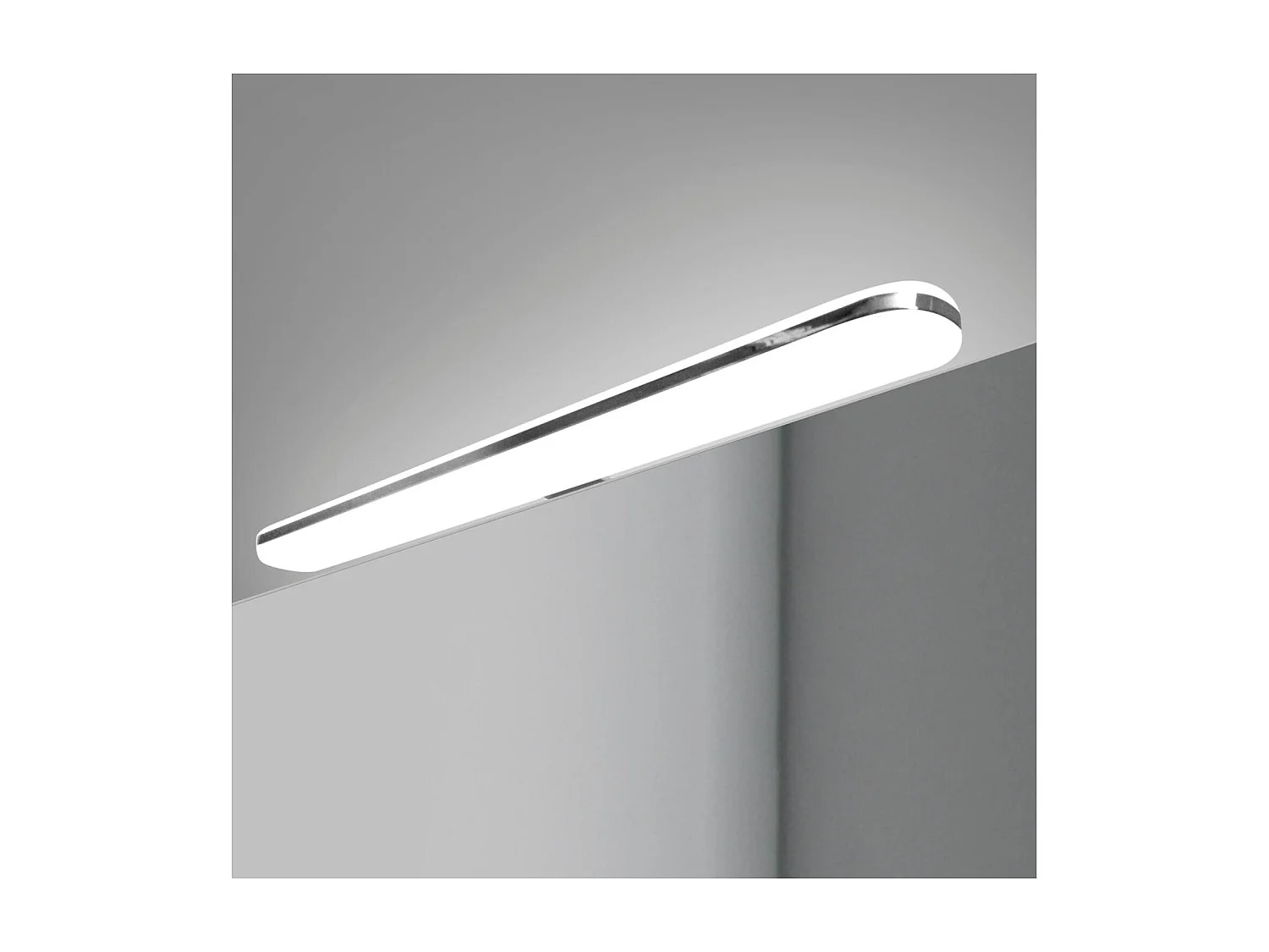 Spot LED chromé 45 cm LUZ
