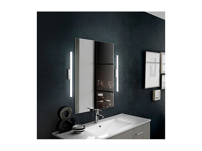 Spot LED mural chromé 50cm