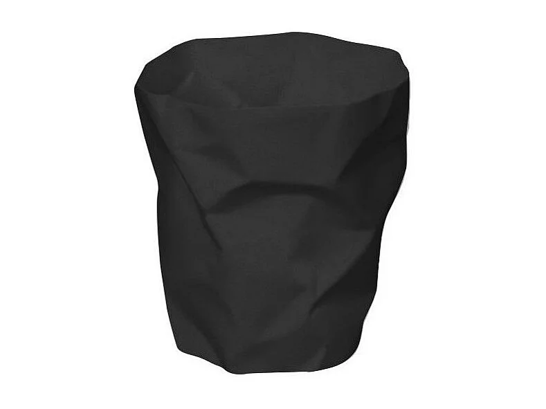 Büromülleimer mit zerdrücktem Effekt Schwarz 16 Liter Modernes und praktisches Design