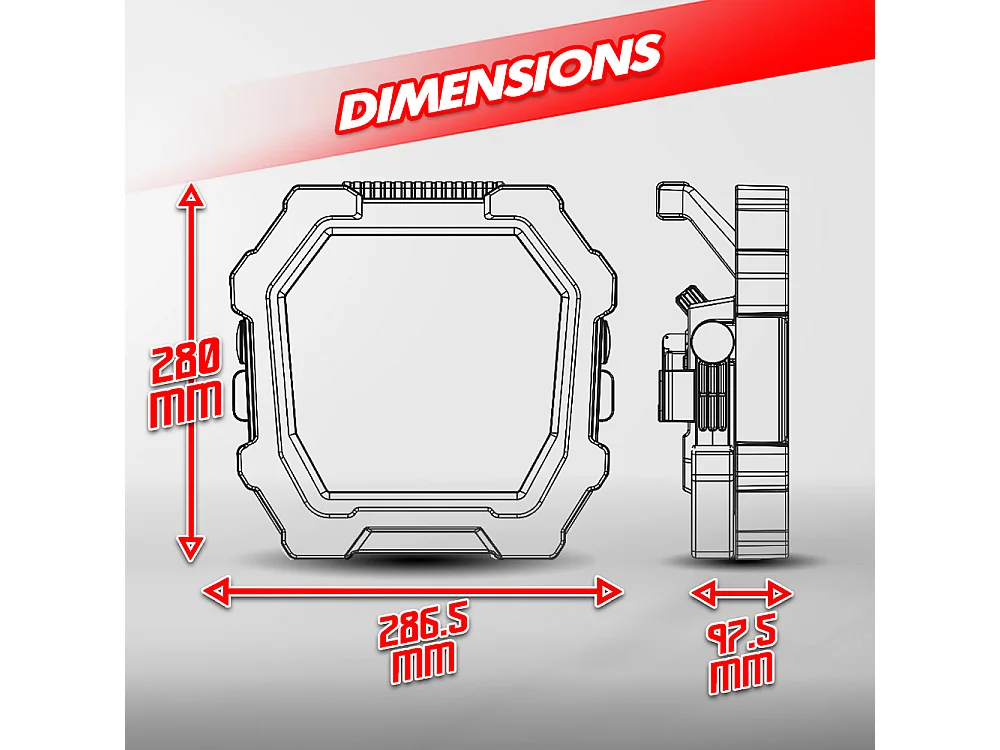 Projecteur led de chantier 40W - I-Watts Pro