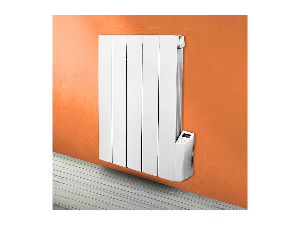 Radiateur inertie fluide 900 W 5 éléments - Warm Tech