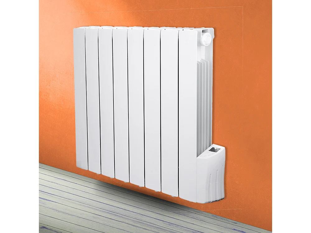 Radiateur à inertie fluide 1200W 8 éléments - Warm Tech