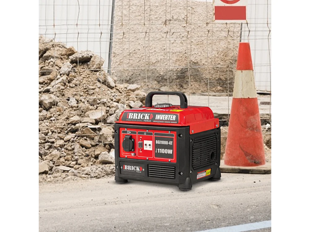 Groupe électrogène inverter max 1100W - 1 prise -  Brick