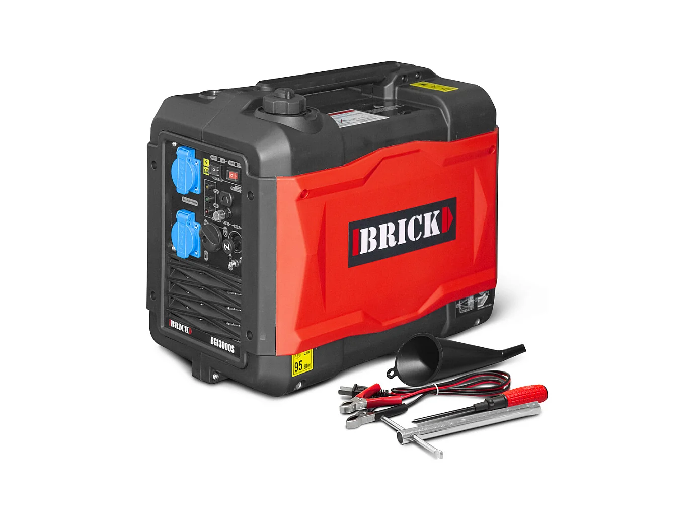 Groupe électrogène inverter silencieux max 2900W - 2 prises - Brick