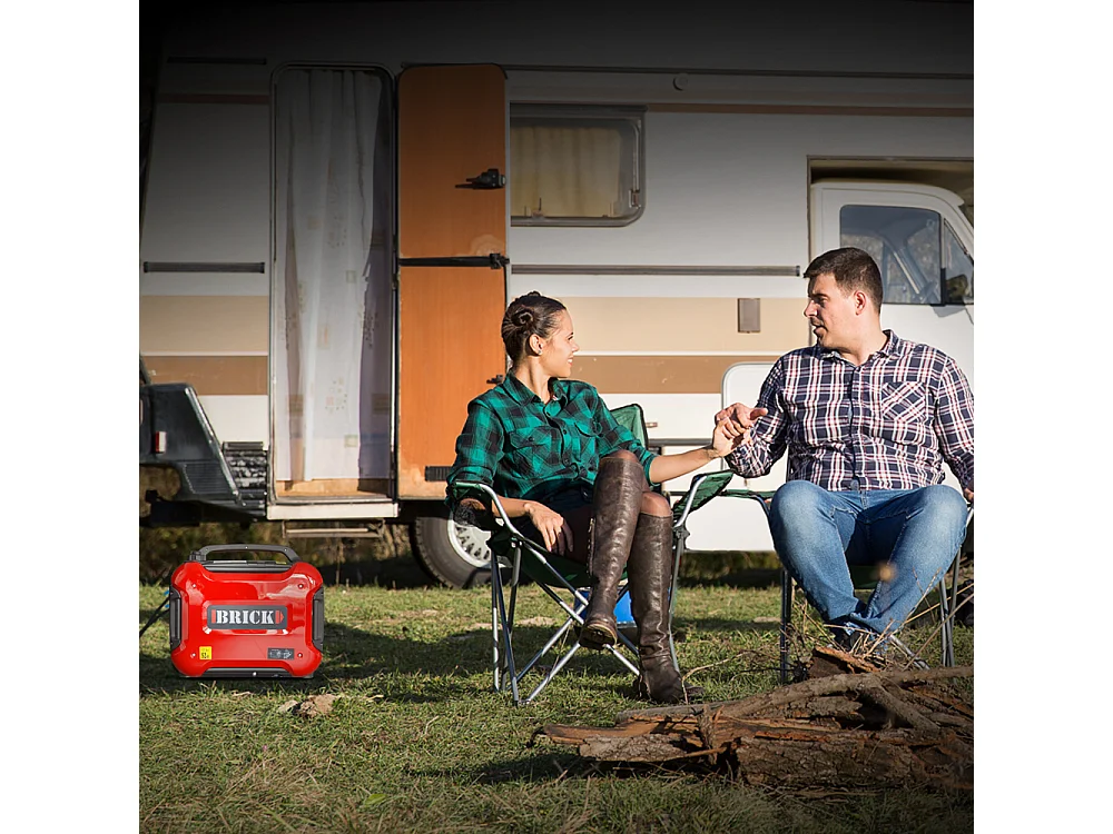 Groupe électrogène inverter silencieux max 1880W - 2 prises - Brick