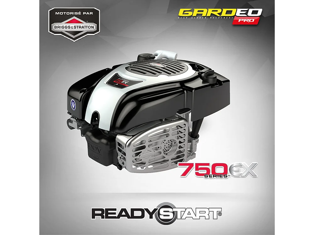 Tondeuse thermique tractée 161CC avec moteur Briggs and Stratton, mulching et éjection latérale - Gardeo Pro