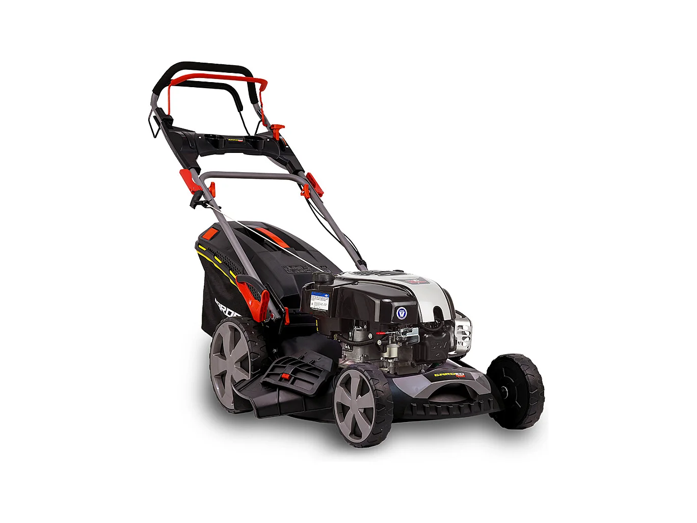 Tondeuse thermique tractée 161CC avec moteur Briggs and Stratton, mulching et éjection latérale - Gardeo Pro