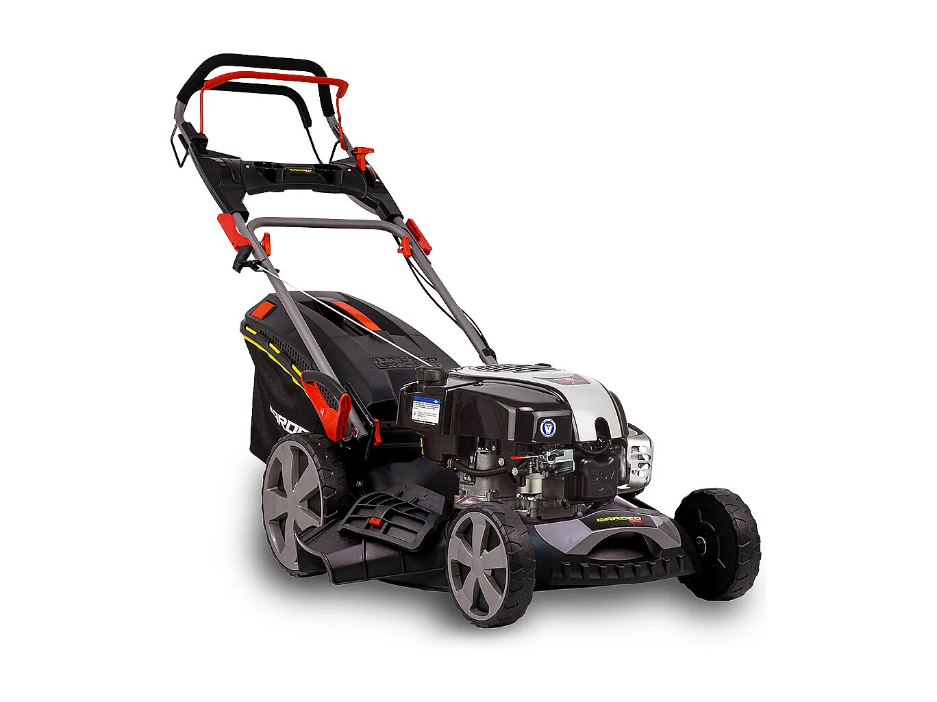 Tondeuse thermique tractée 161CC avec moteur Briggs and Stratton, mulching et éjection latérale - Gardeo Pro