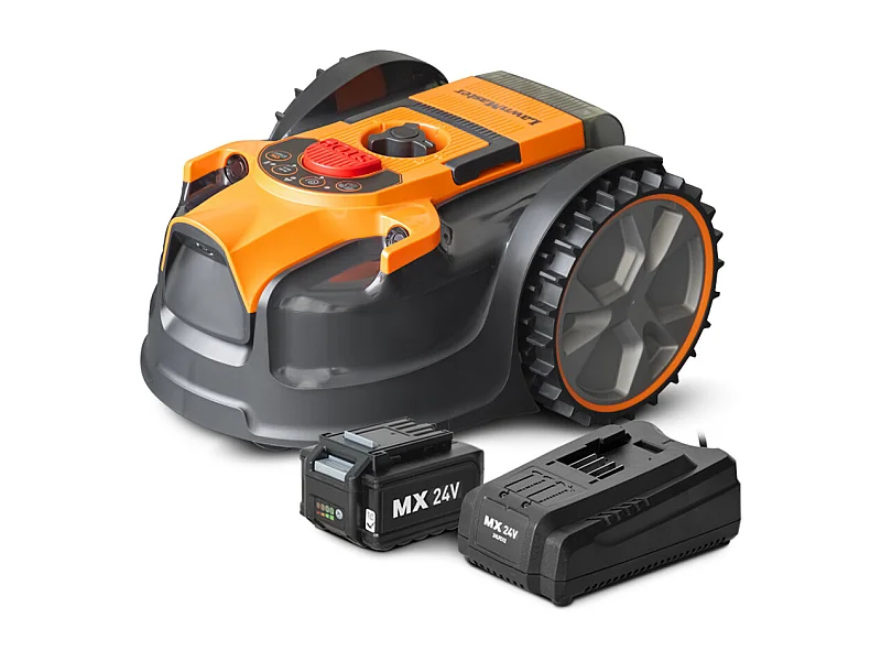 Robot tondeuse autonome 24V sans fil périmétrique - Le robot le plus simple du marché