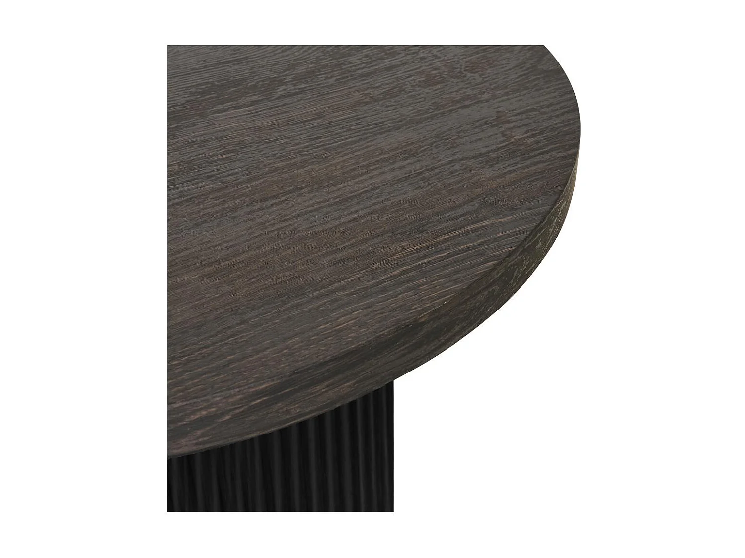 Boavista Hoektafel Ø48cm donkerbruin.