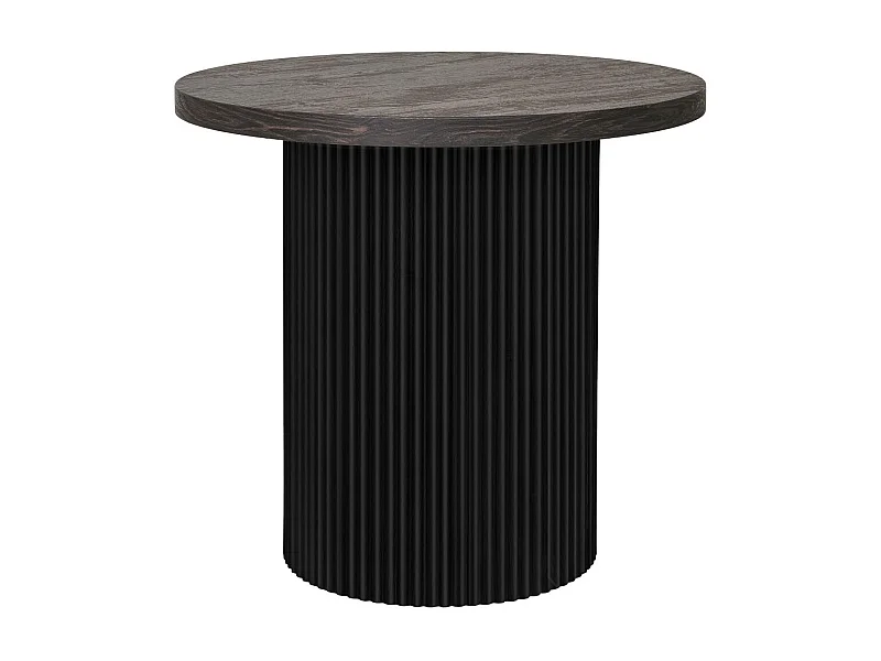 Boavista Hoektafel Ø48cm donkerbruin.