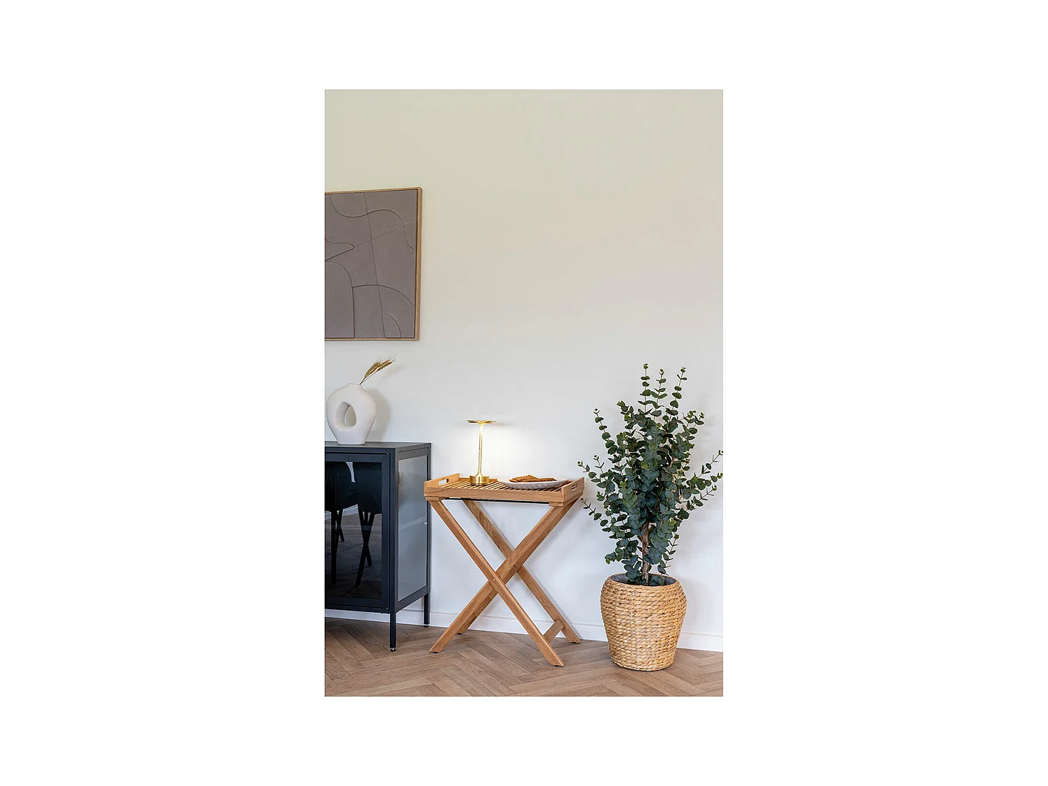 Ronda Bakkentafel 60x40x70cm teak.