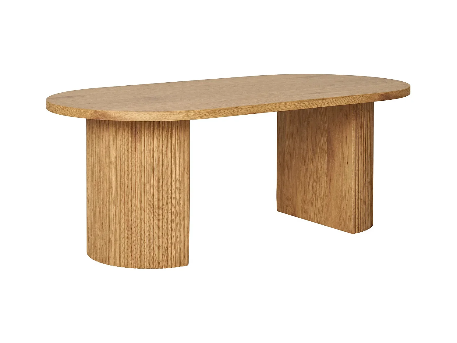 Table basse ovale BOAVISTA 120cm-Beige